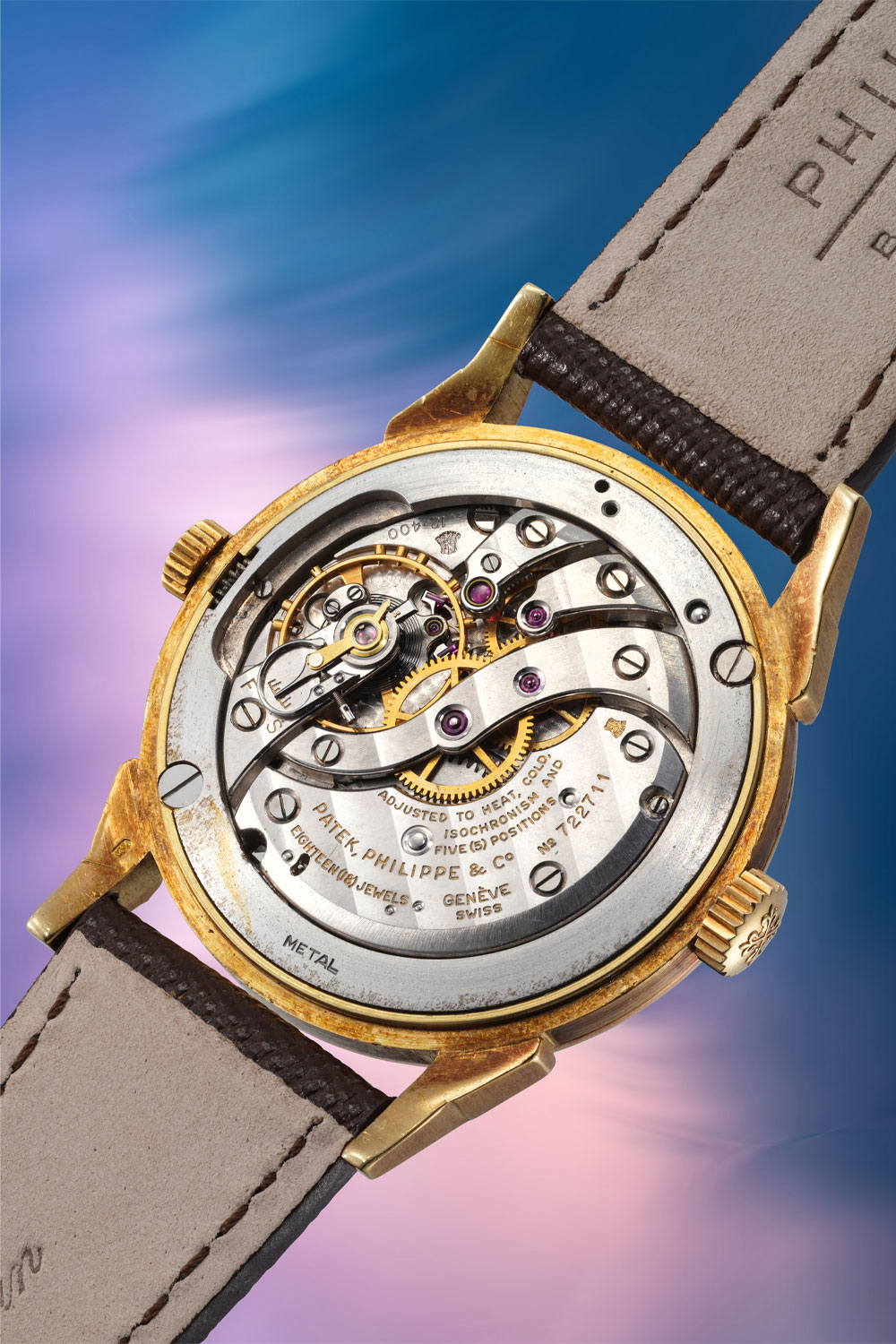 Patek Philippe Ref. 2523 with an open case back