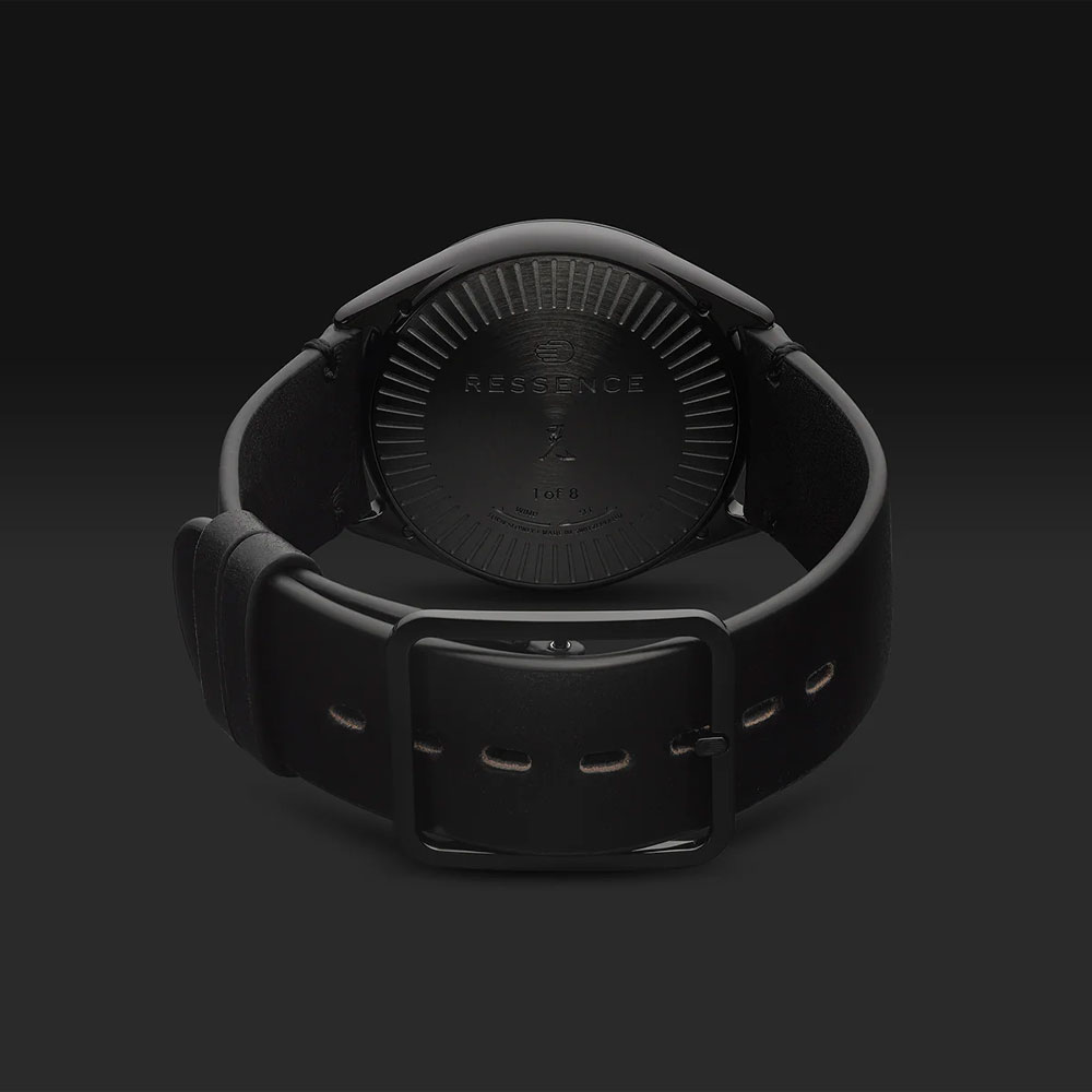 Type 9 IKE von ressence, Gehäuserückseite