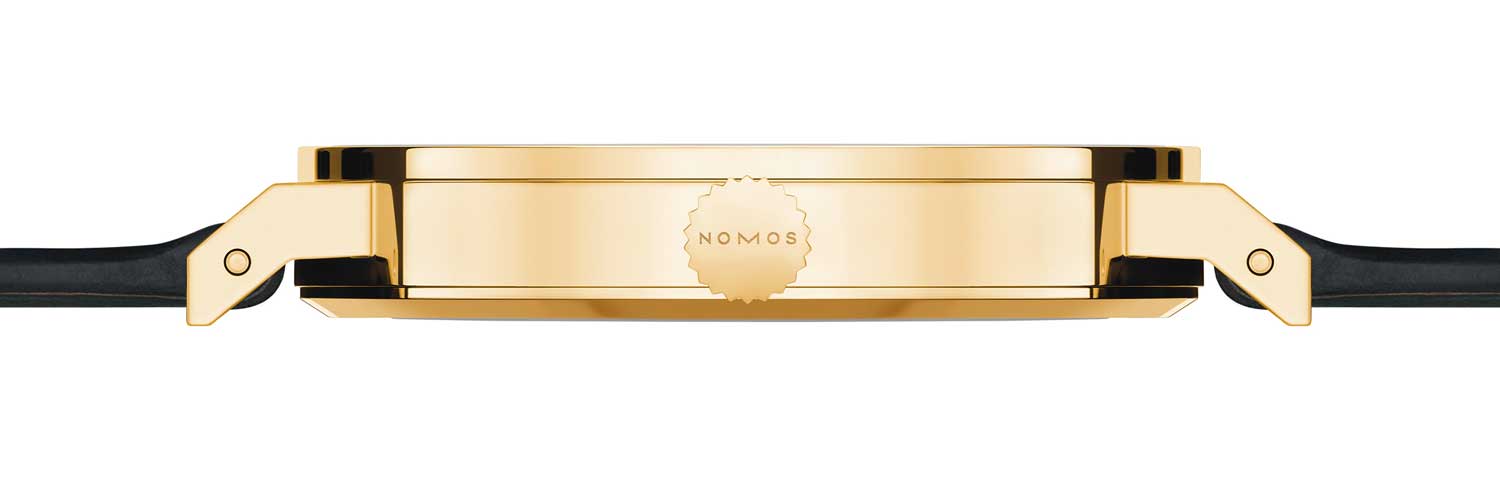 Tangente neomatik Update von Nomos Glashütte, von der Seite