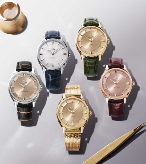 5 Modelle der Constellation Observatory von Omega mit dem Kaliber 8915