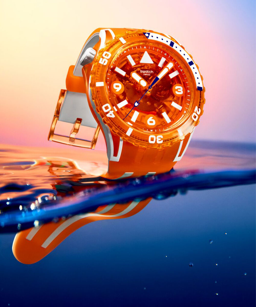 Scubaqua in Orange von Swatch