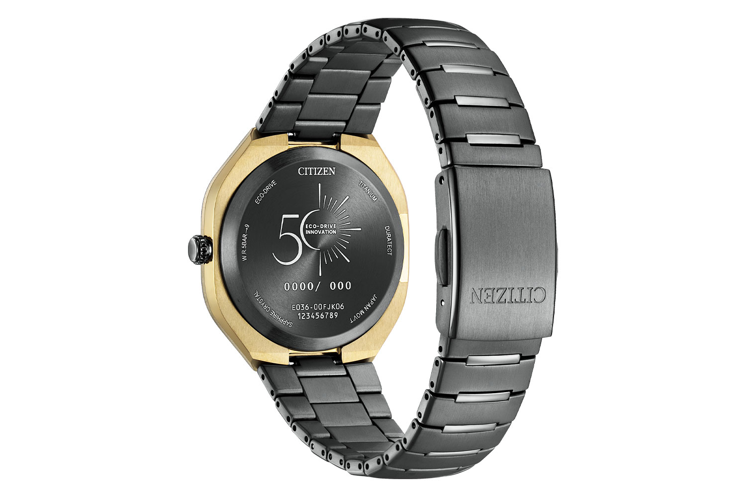 Citizen Photon Eco-Drive back