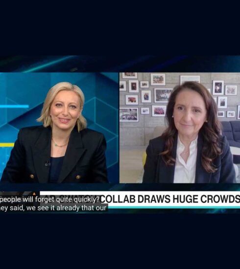 Youtube-Bild aus Bloomberg-Interview mit Ilaria Resta