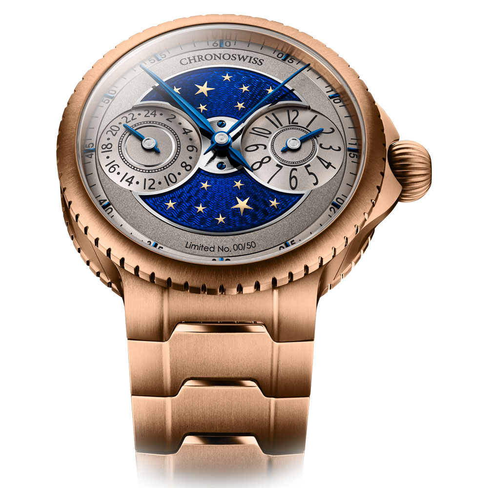 Chronoswiss: Pulse GMT Enamel Sky Gold