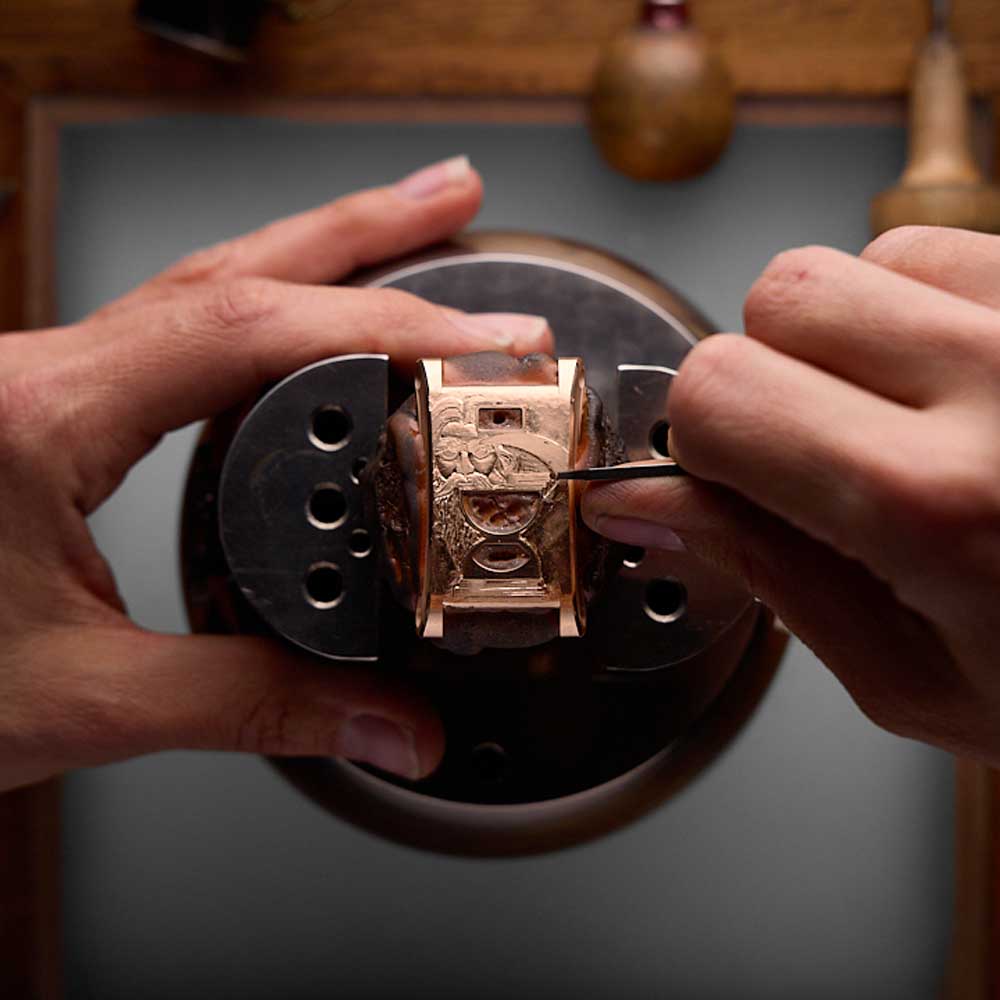 Chronoswiss – Neo Digiteur Chronos, Work on the Dial