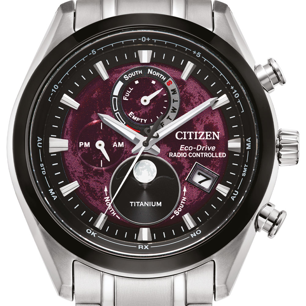 Uhr von Citizen mit Eco-Drive-Antrieb mit Ink Jet-Zifferblatt