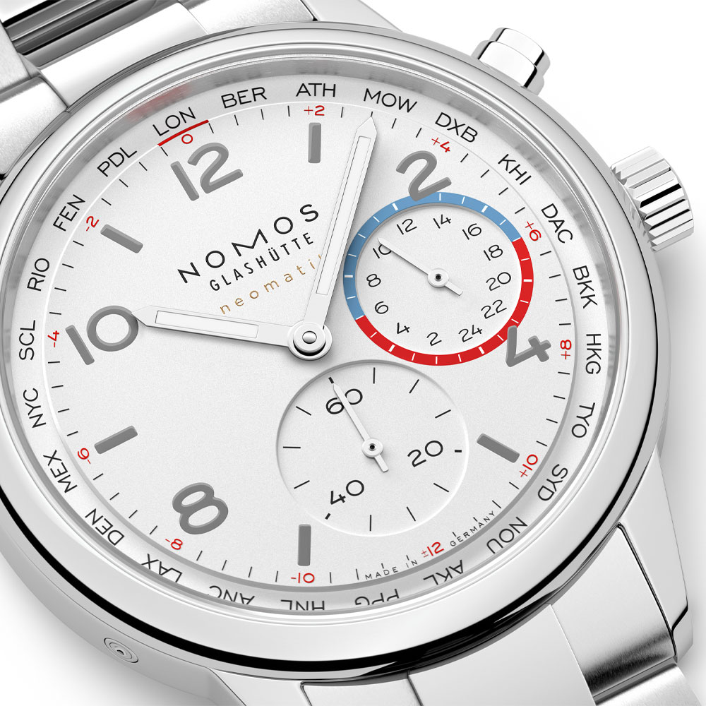 Nomos Glashütte: Club Sport neomatik Weltzeit