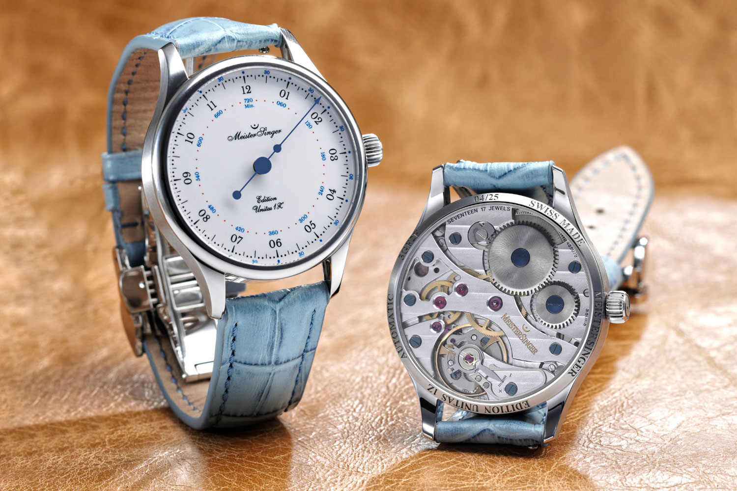 Edition Unitas 1Z von MeisterSinger, von vorne und hinten