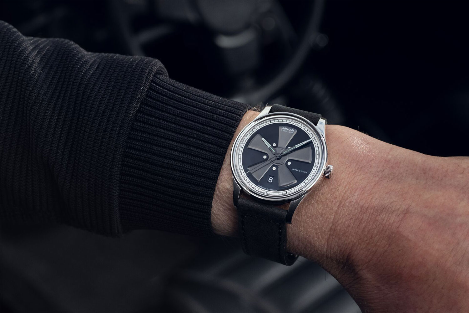 Noramis Date Limited Edition Petro Surf 2026 by Union Glashütte, on the wrist