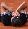 Alexander Zverev auf dem Tennisplatz mit einer Uhr von Jacob & Co am Handgelenk