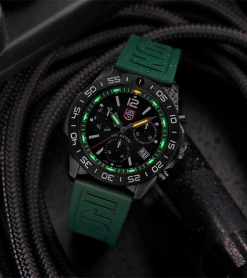 Pacific Diver Chronograph 3140 in Grün von Luminox