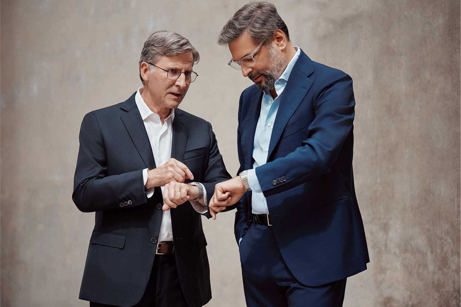 Michel Parmigiani und Guido Terreni