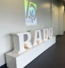 Rado-Schriftzug bei Comadur von Rado