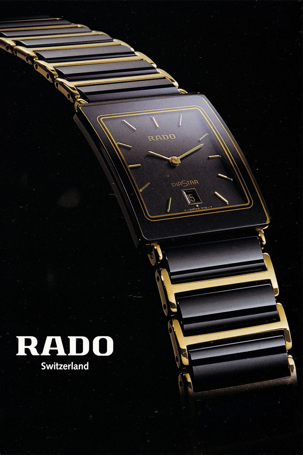 Rado-Werbung für die Integral von 1986