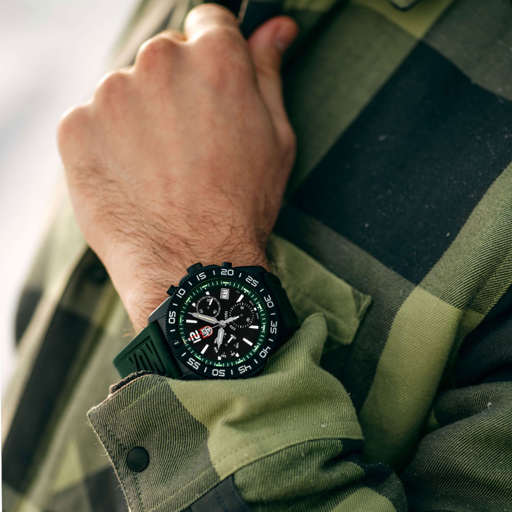 Luminox Pacific Diver Chronoraph 3140, am Handgelenk