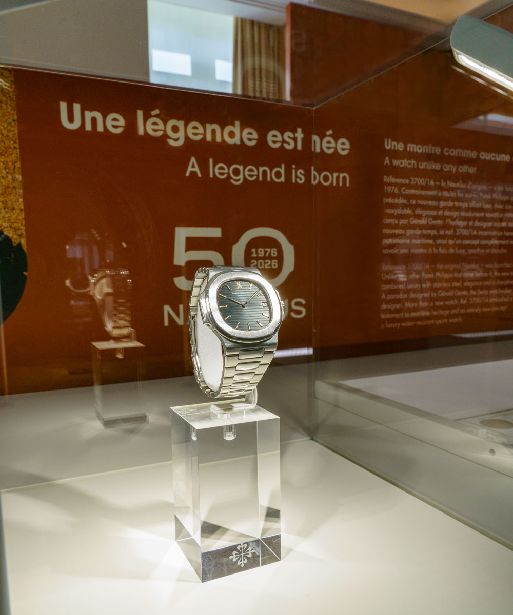 Patek Philippe: Sonderausstellung zum 50. Jubiläum der Nautilus