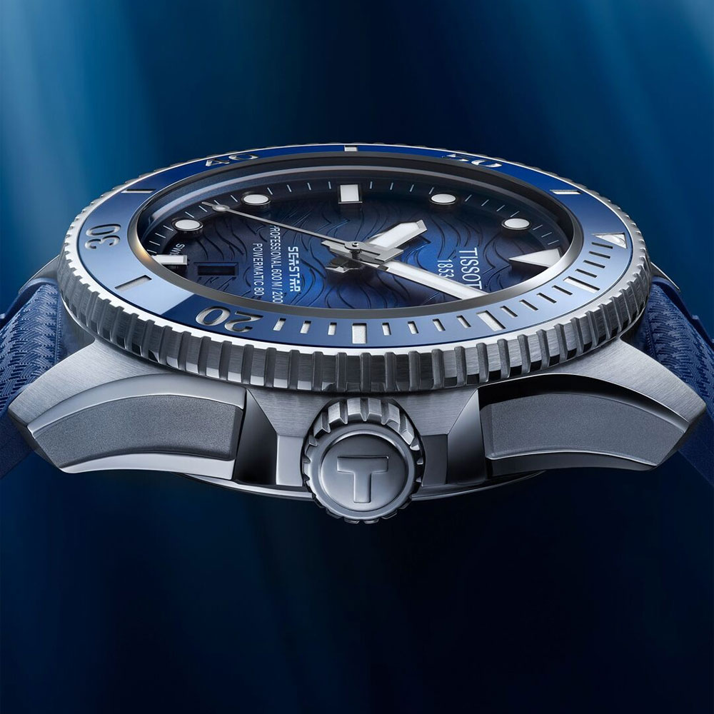 Tissot Seastar 2000 Professional von der Seite