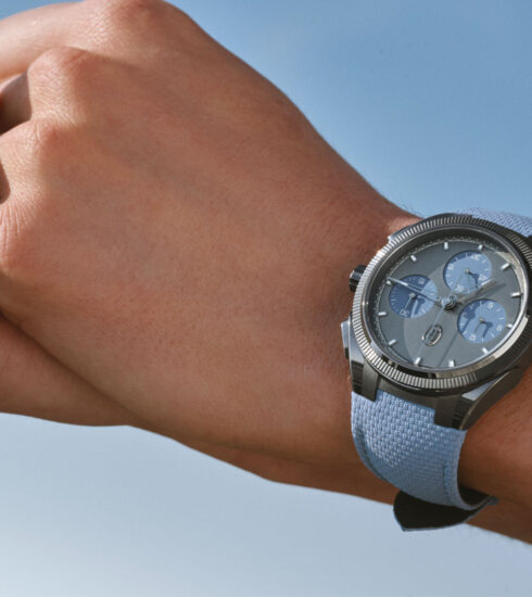 Tonda PF Sport Chronograph Ultra-Cermet Mineral Blue, am Handgelenk