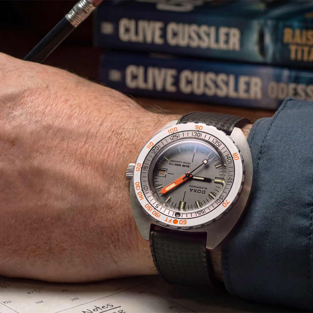 Doxa: SUB 300 Ti5 Clive Cussler, on the wrist