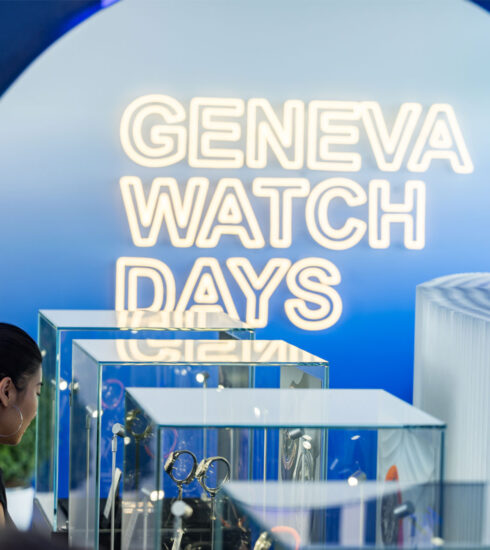 Licht-Schriftzug Geneva Watch Days