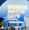 Licht-Schriftzug Geneva Watch Days