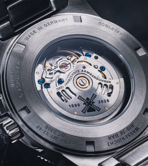 Sonderrotor „Drei Jahrzehnte Armbanduhren“ von Mühle-Glashütte