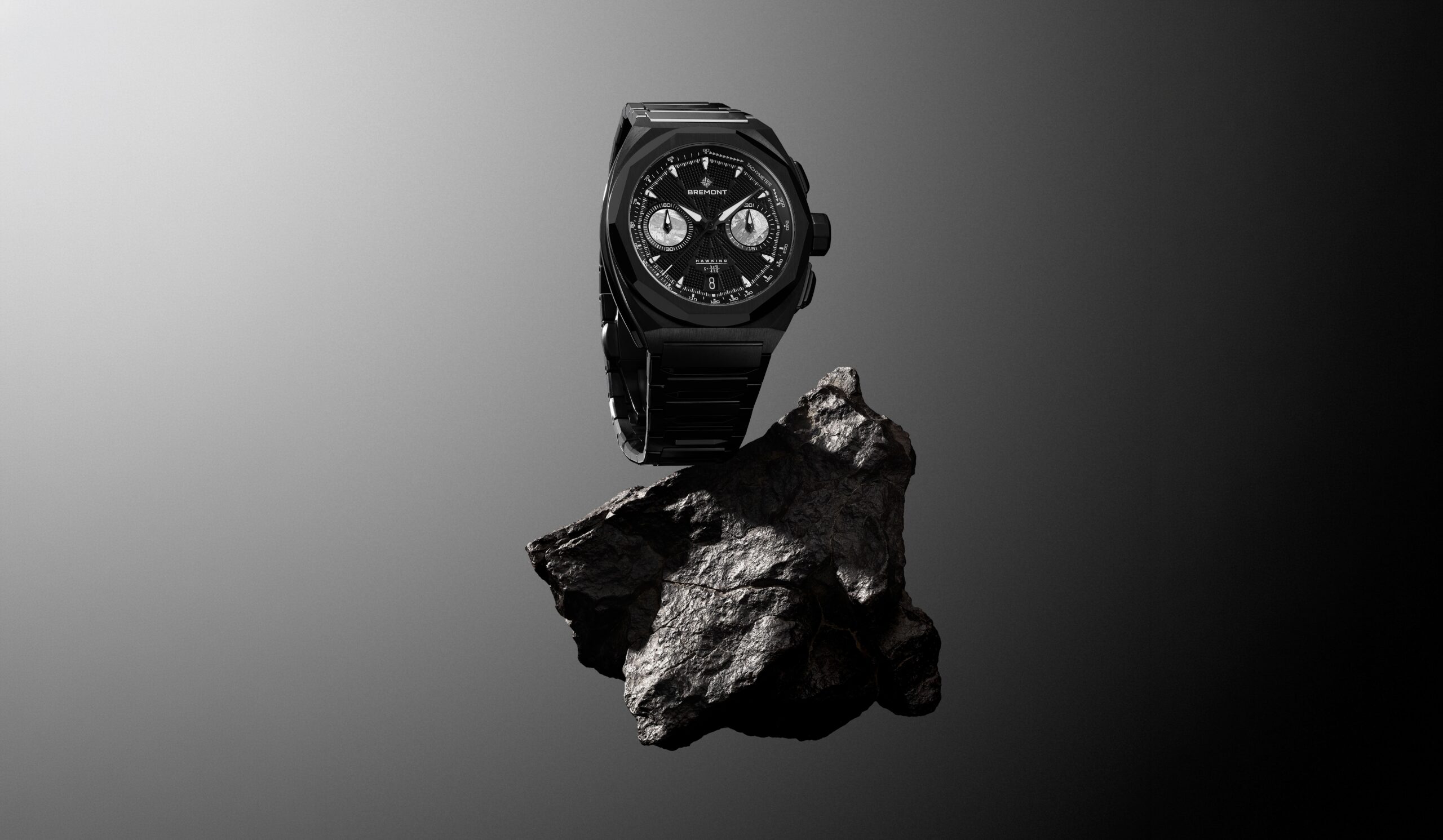 Detailansicht der Bremont Supernova Hawking