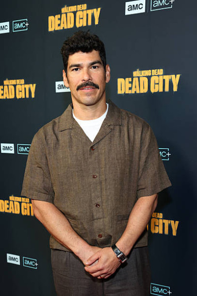 Raúl Castillo is wearing the Jaeger-LeCoultre Reverso Tribute Duoface Small Seconds in stainless steel at Comic-Con 2026.