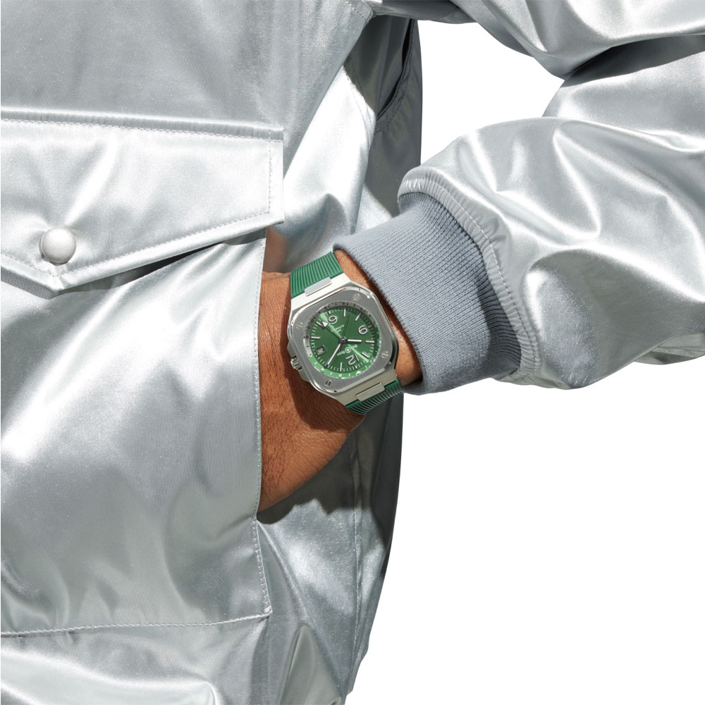 Bell & Ross BR-05 GMT Green Steel