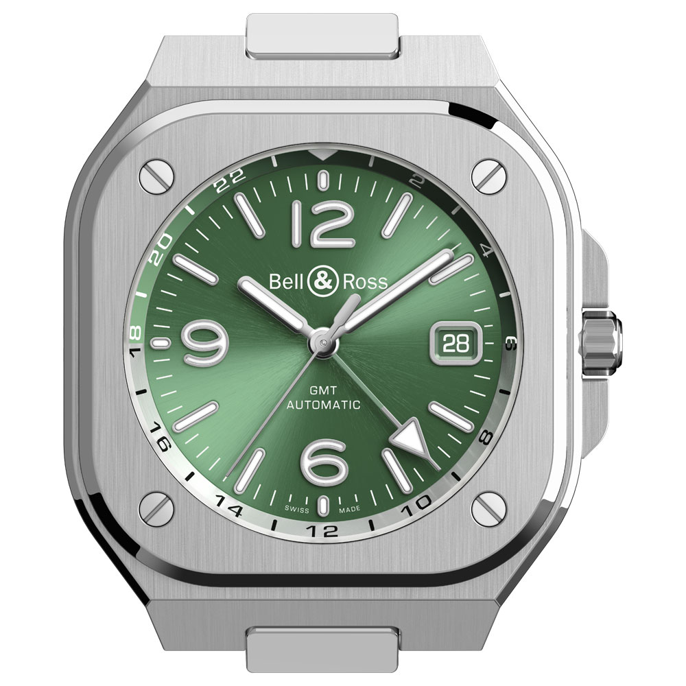 Bell & Ross BR-05 GMT Green Steel