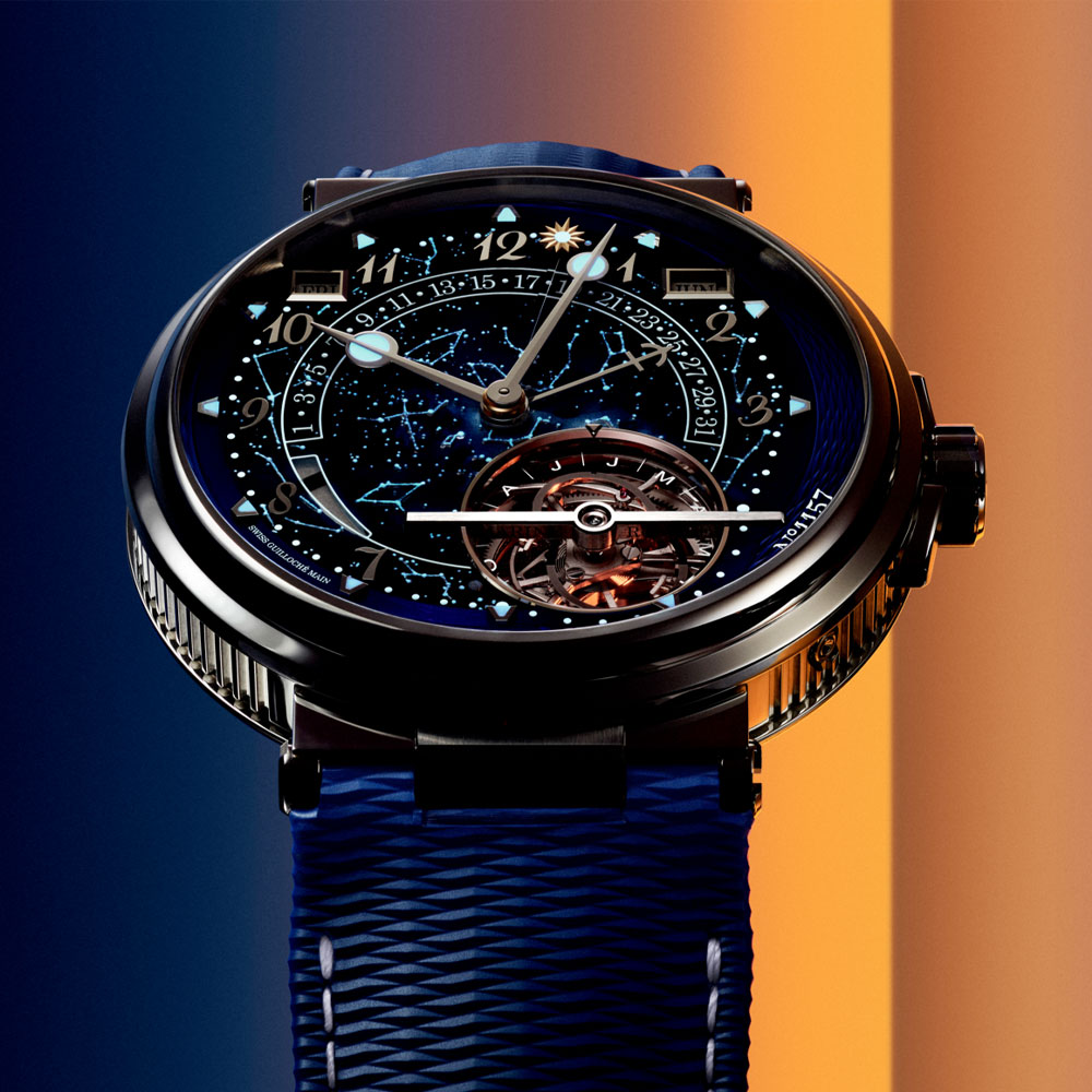 Marine Tourbillon Équation Marchante 5887 von Breguet in Platin
