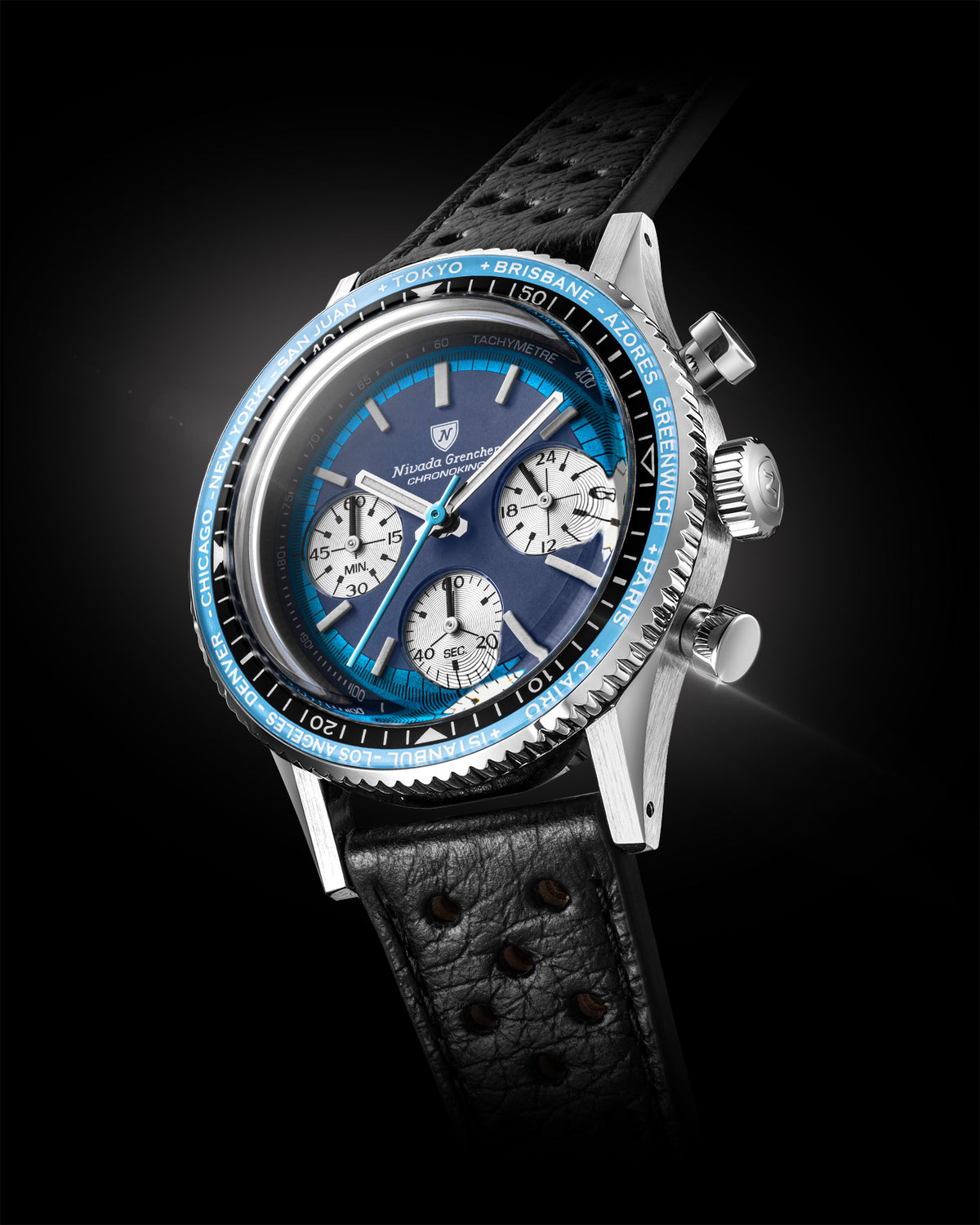 Nivada Chronoking Summer Racing, viewed from an angle
