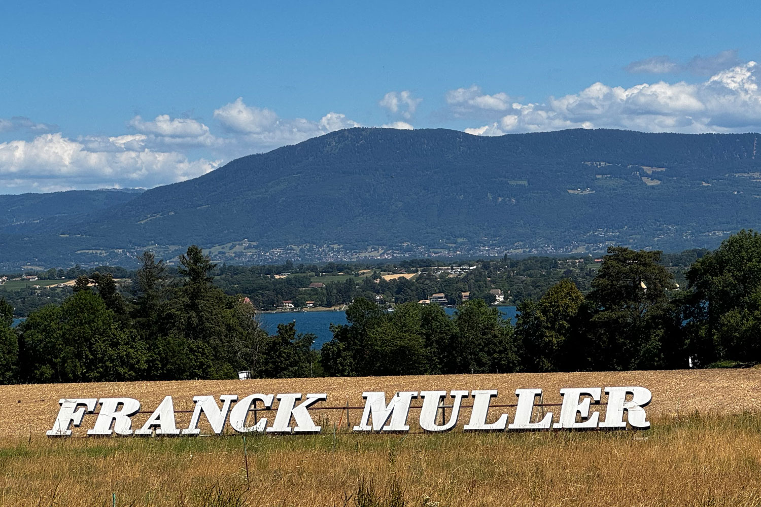 Franck Muller Schriftzug