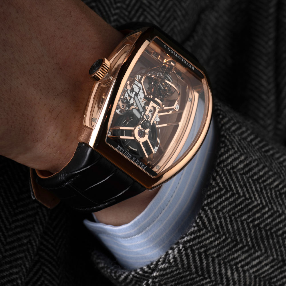 Franck Muller: Vanguard Aero Revolution 3 Skeleton