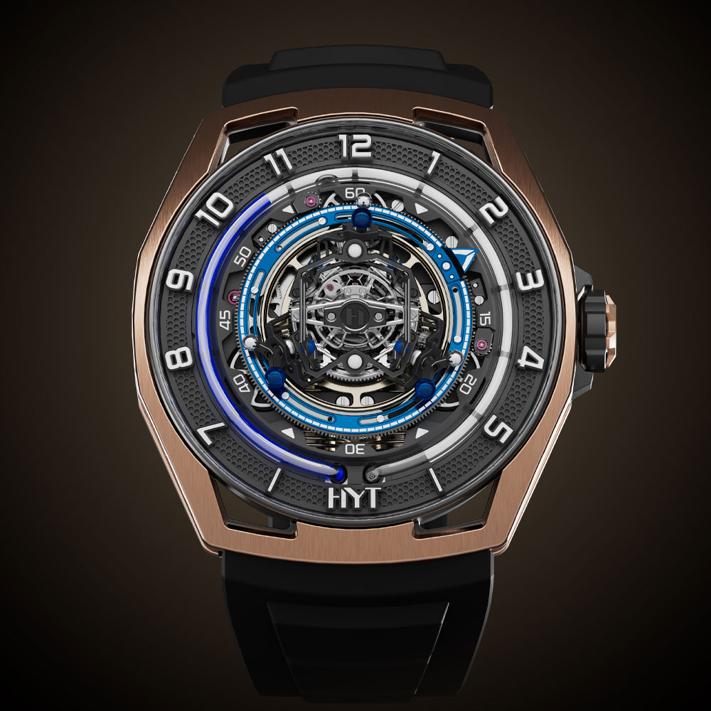 Hyt: Conical Tourbillon Midnight Blue