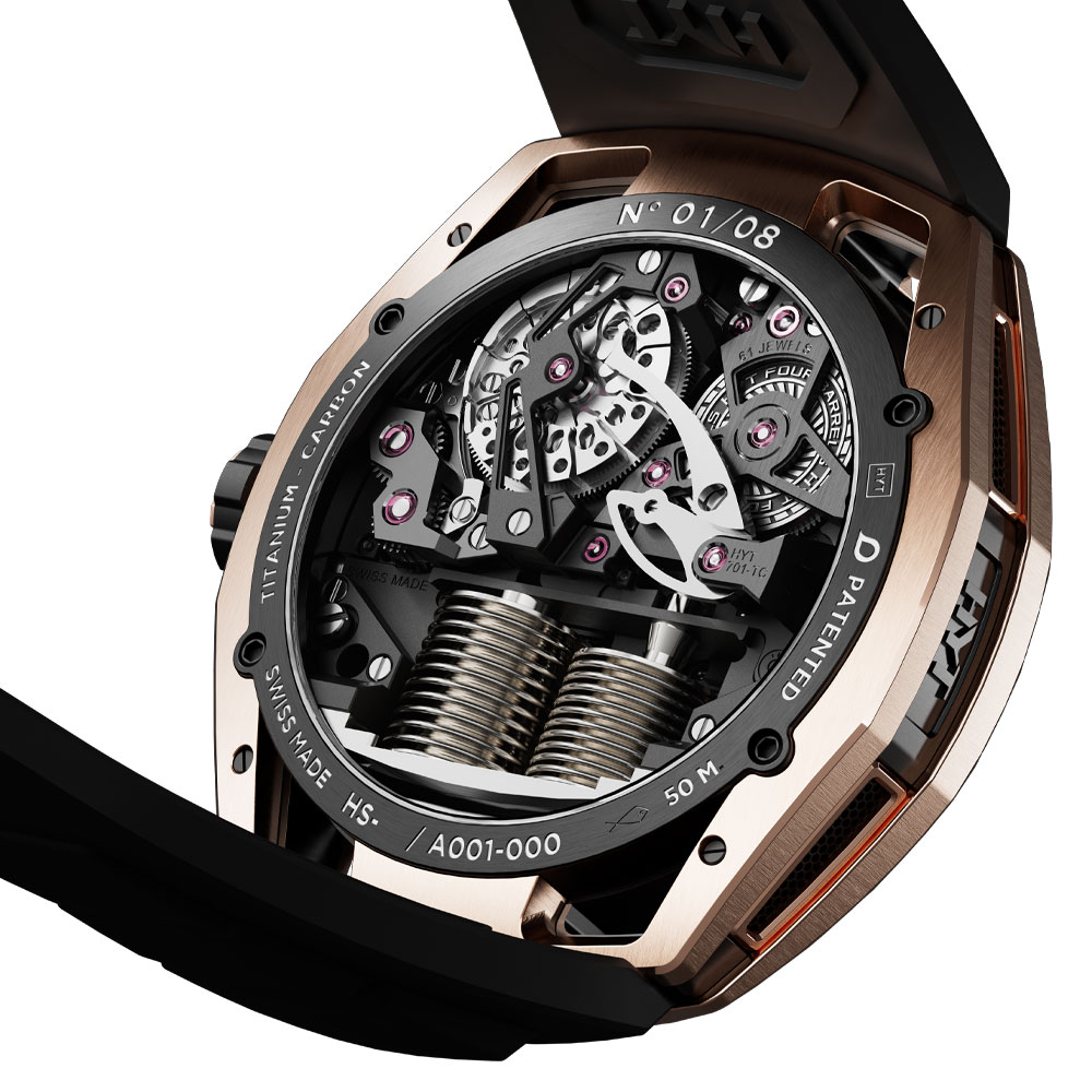 Hyt: Conical Tourbillon Midnight Blue