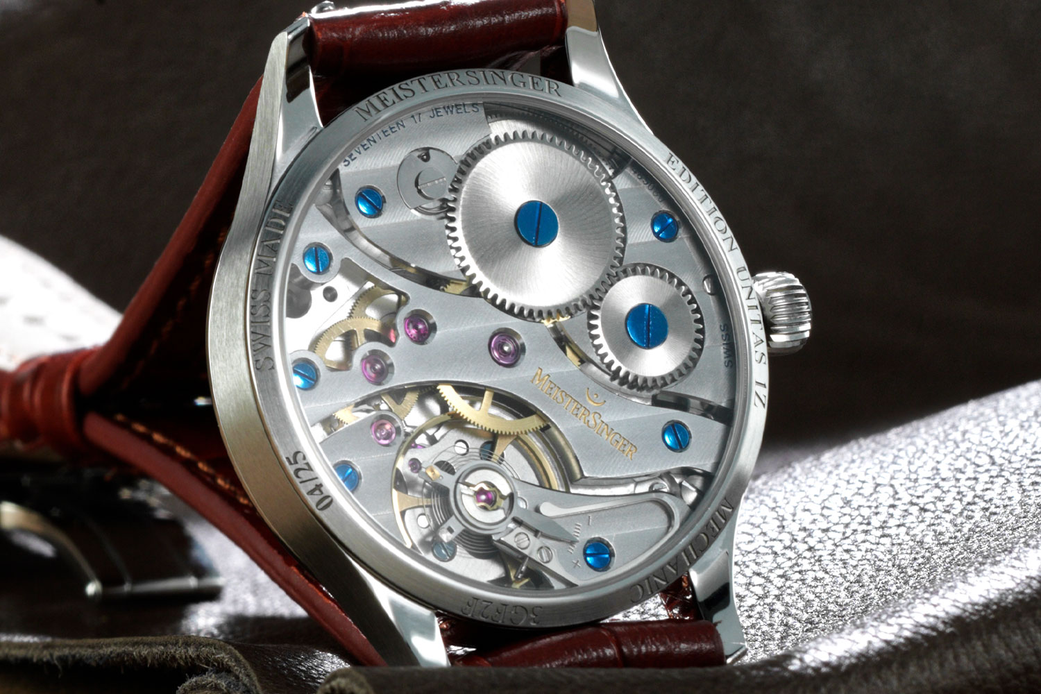 Edition Unitas 1Z Blue von MeisterSinger, Rückseite