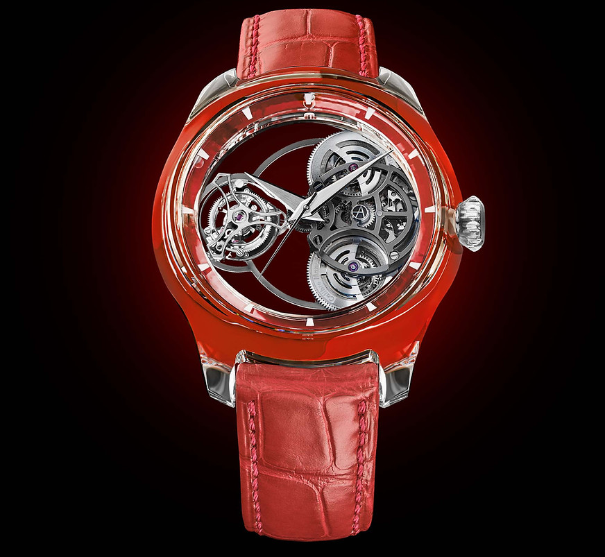 ArtyA Purity Tourbillon Sport Edition in rotem Saphir