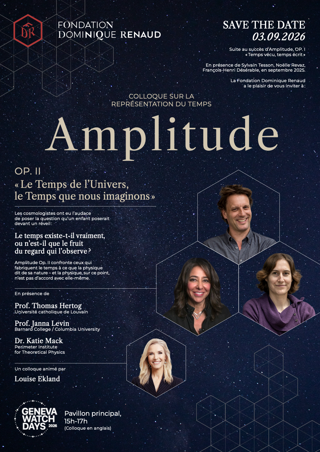 At Geneva Watch Days, the Fondation Dominique Renaud is opening up new perspectives on time.