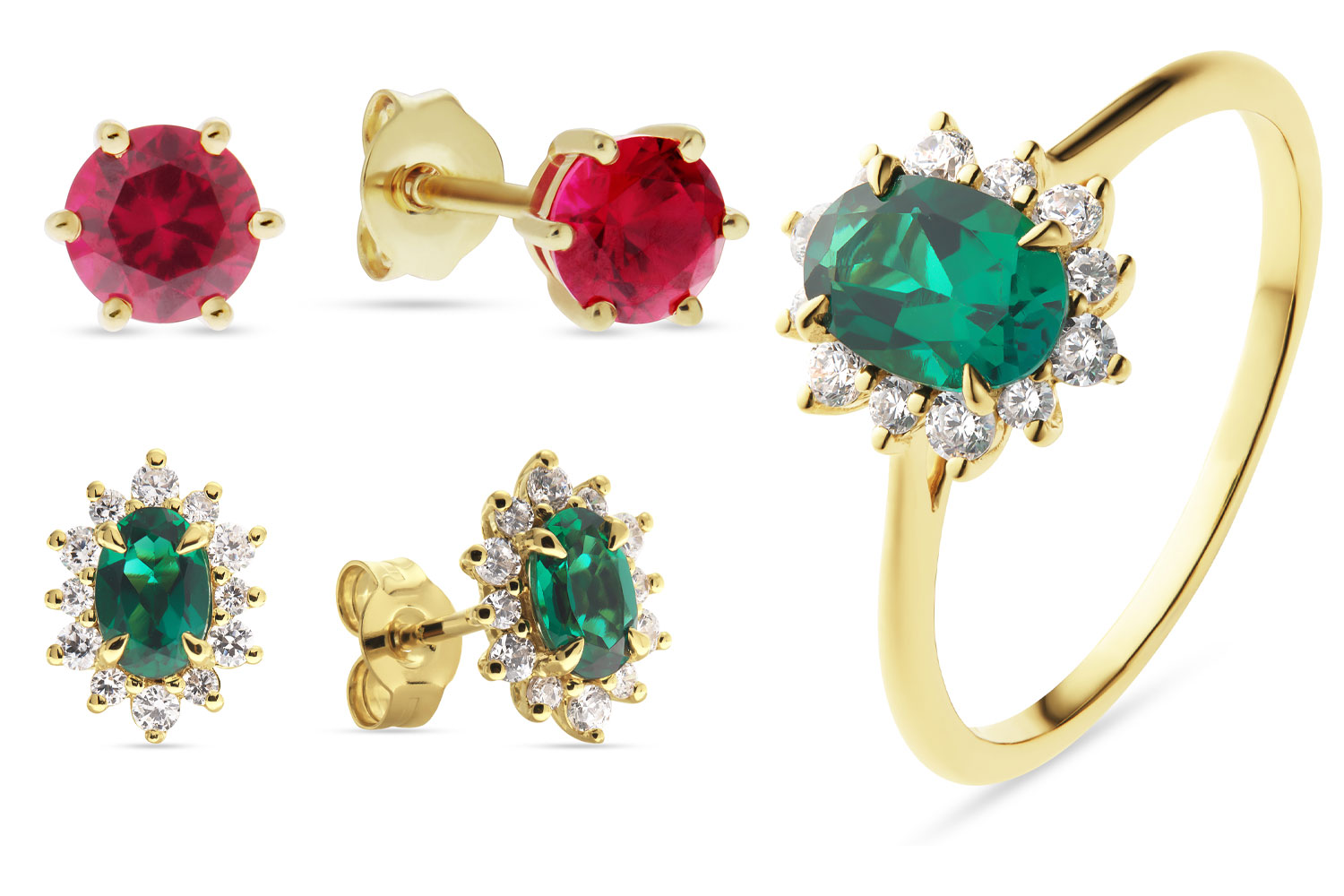 Jewelry by Chrits Featuring Lab-Grown Colored Gemstones