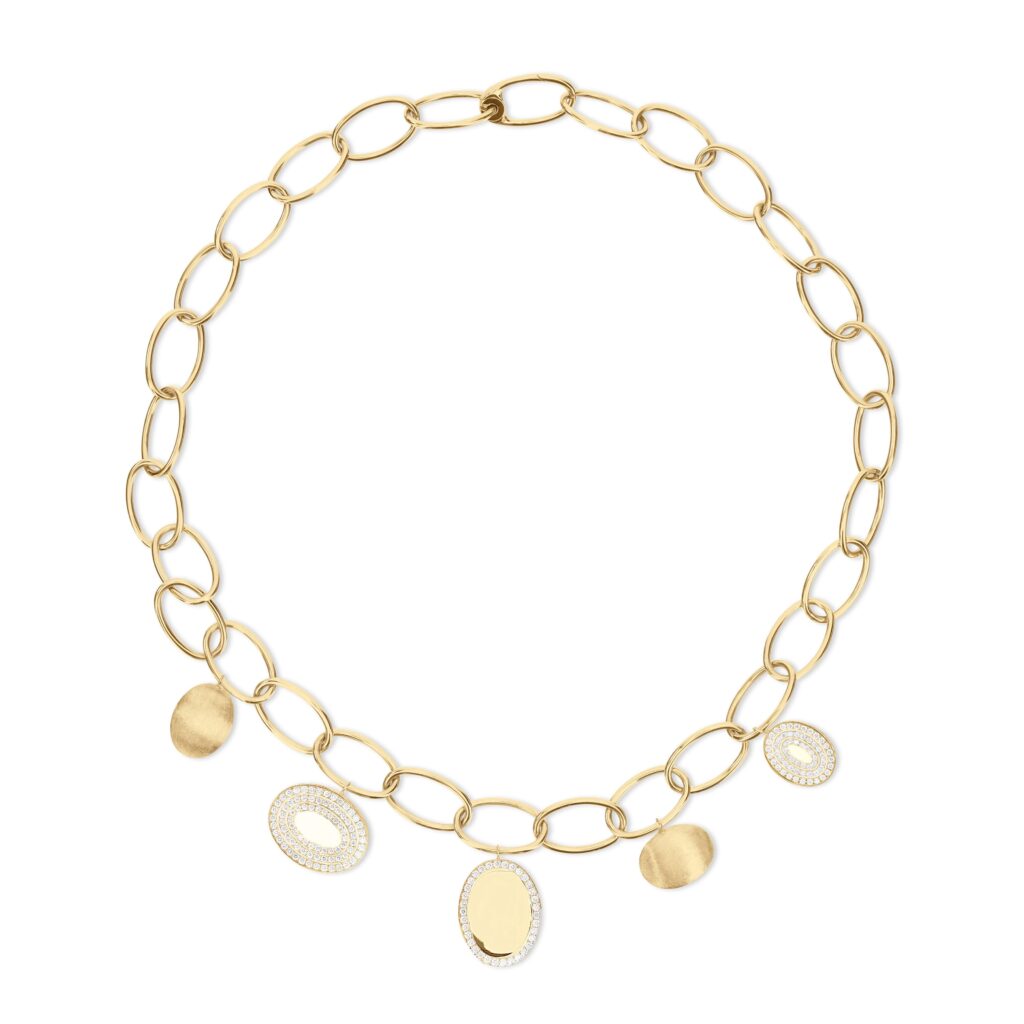Nanis Sway Collier mit bewegter Goldstruktur