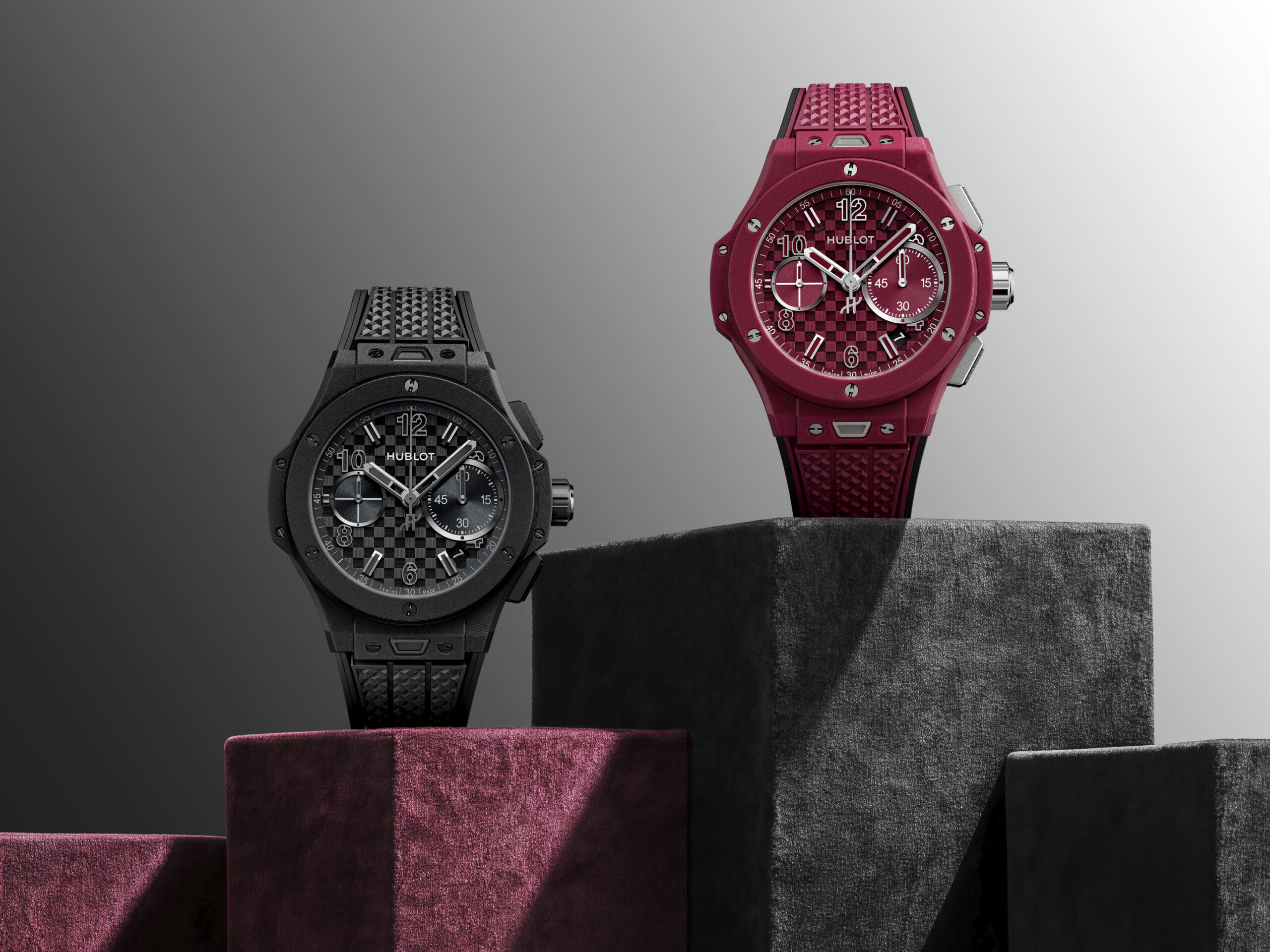 Hublot Big Bang Original Soft Touch in All Black und All Red