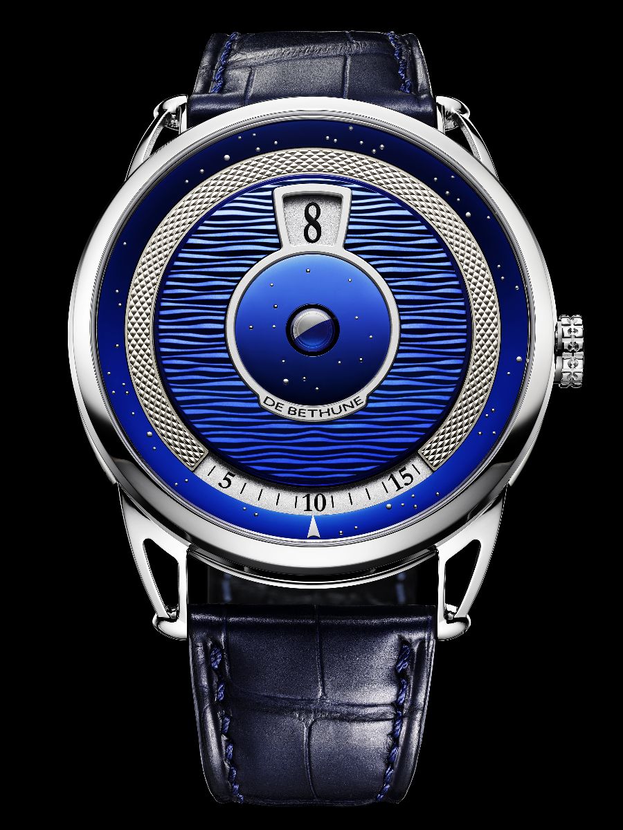 De Bethune DB25 Digitale mit springender Stunde und Mondphase