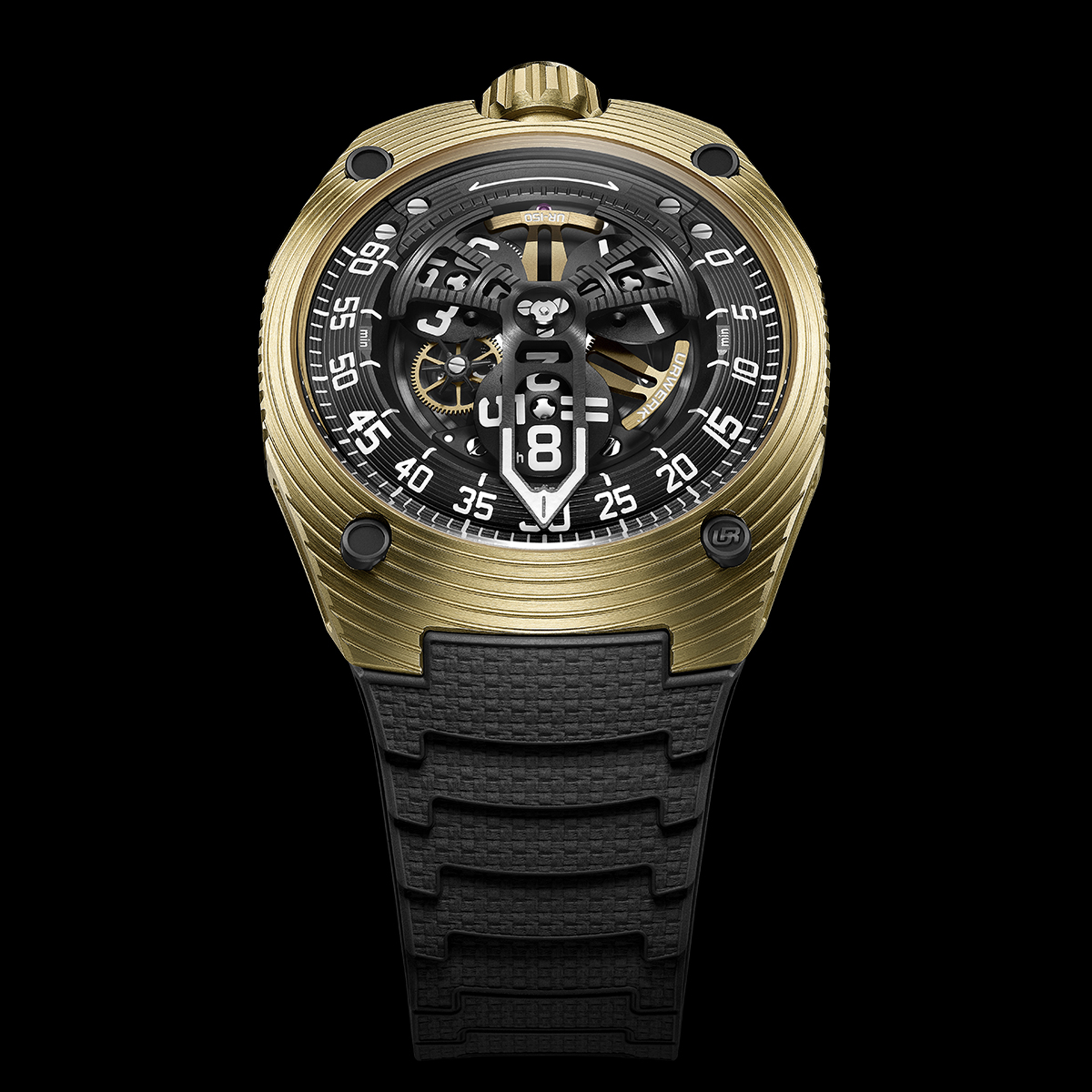 Urwerk UR-150 Golden Scorpion aus Gelbgold