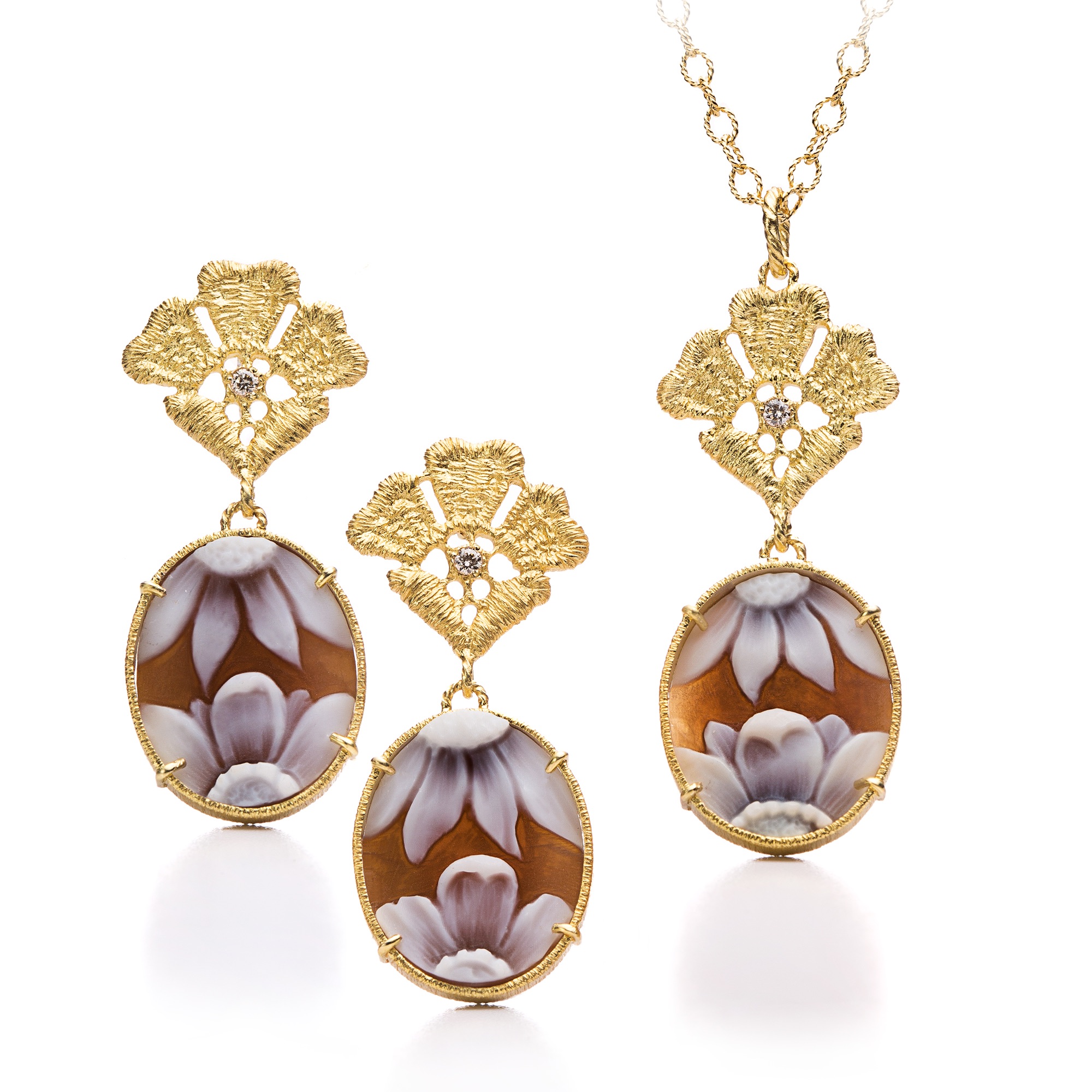 Cameo Florale Schmuck von Brigitte Adolph