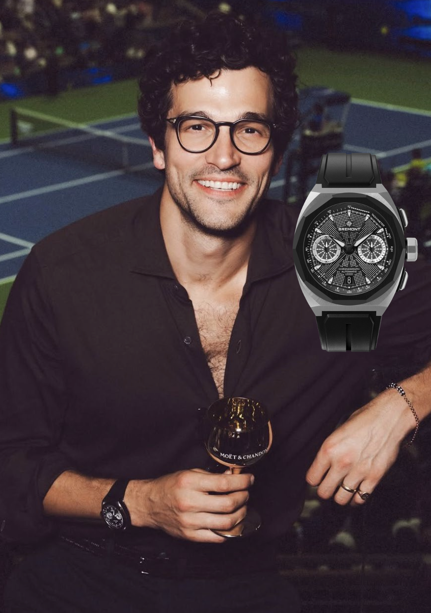 Paul Antony Kelly mit Bremont Supernova Chronograph bei den US Open