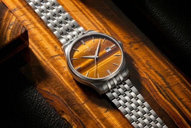 Perrelet Weekend with a Tiger's Eye Dial
