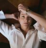 Model wearing the Amplifier Watch by House of Wunder