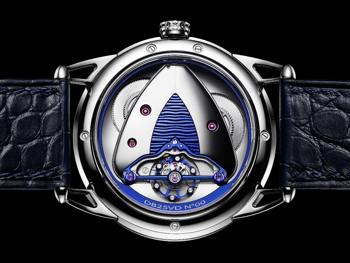 Detail des Zifferblatts der De Bethune DB25 Digitale