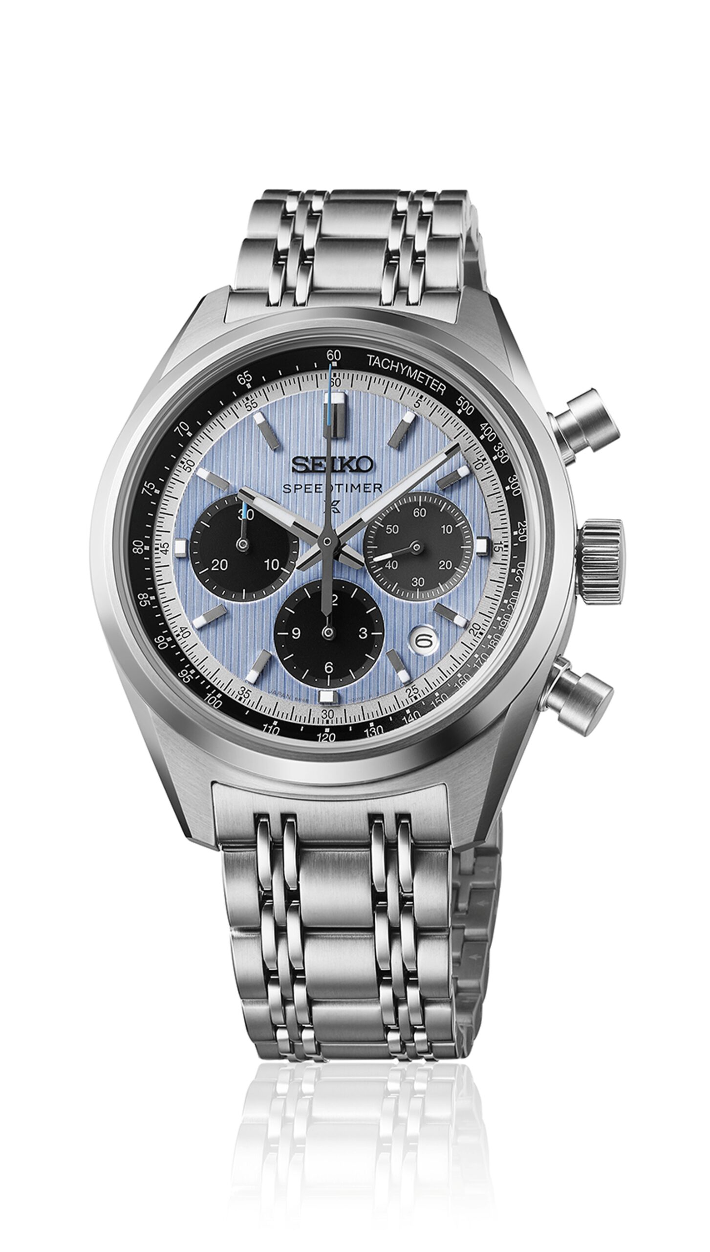 Seiko Prospex Speedtimer HBD001J1 mit hellblauem Zifferblatt